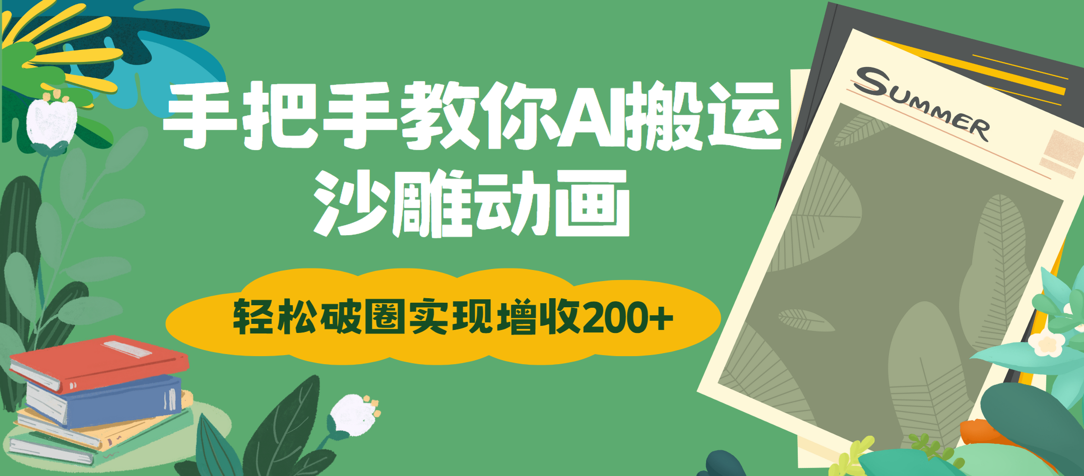 手把手教你用AI搬运沙雕动画轻松破圈实现增收200+KK创富圈-网创项目资源站-副业项目-创业项目-搞钱项目KK创富圈